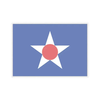 Flag of Asahikawa Hokkaido Japan - STICKER Vinyl Kiss-Cut Decal 2 Inch Transparent - The Sticker Space