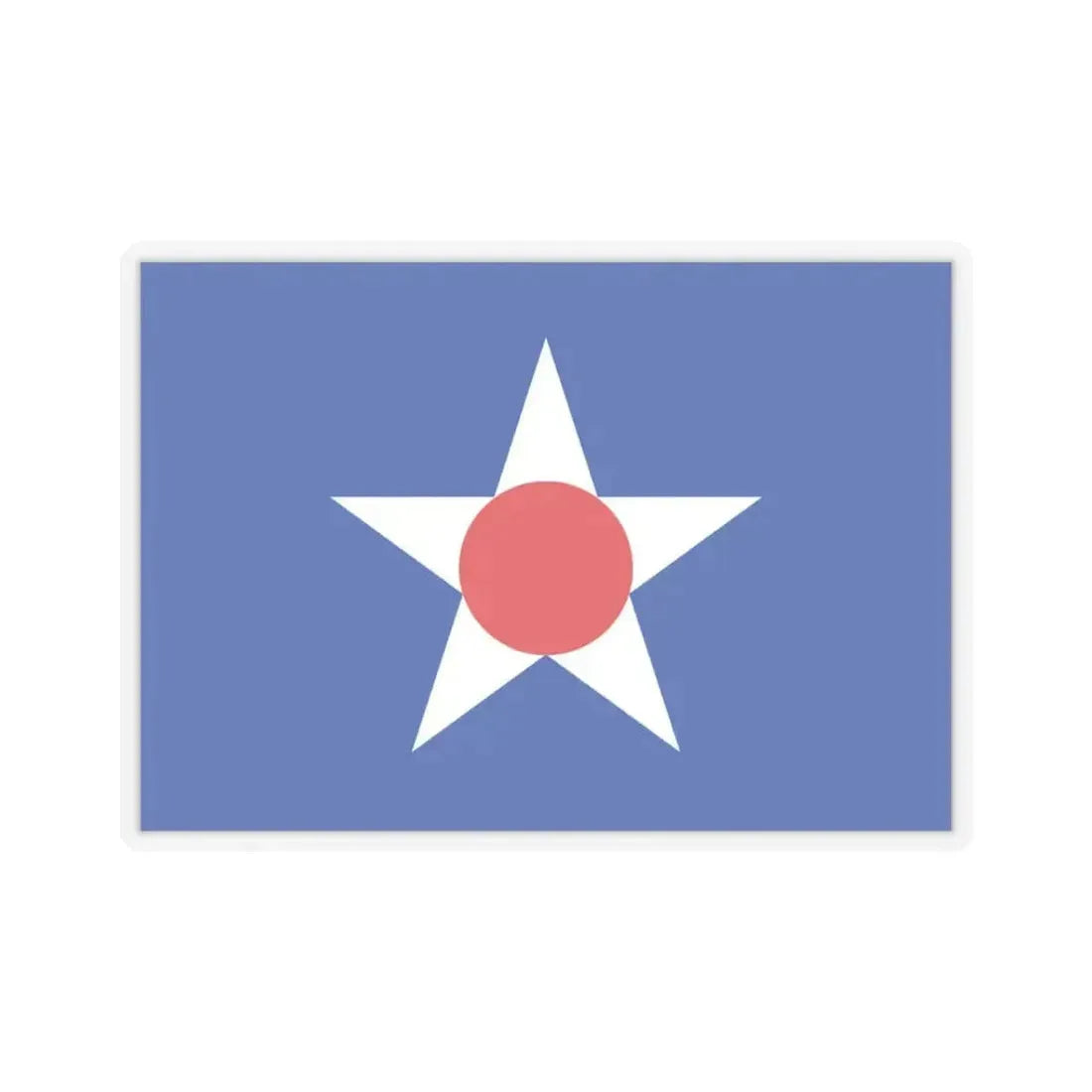 Flag of Asahikawa Hokkaido Japan - STICKER Vinyl Kiss-Cut Decal 3 Inch Transparent - The Sticker Space