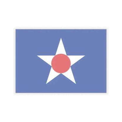 Flag of Asahikawa Hokkaido Japan - STICKER Vinyl Kiss-Cut Decal 3 Inch Transparent - The Sticker Space