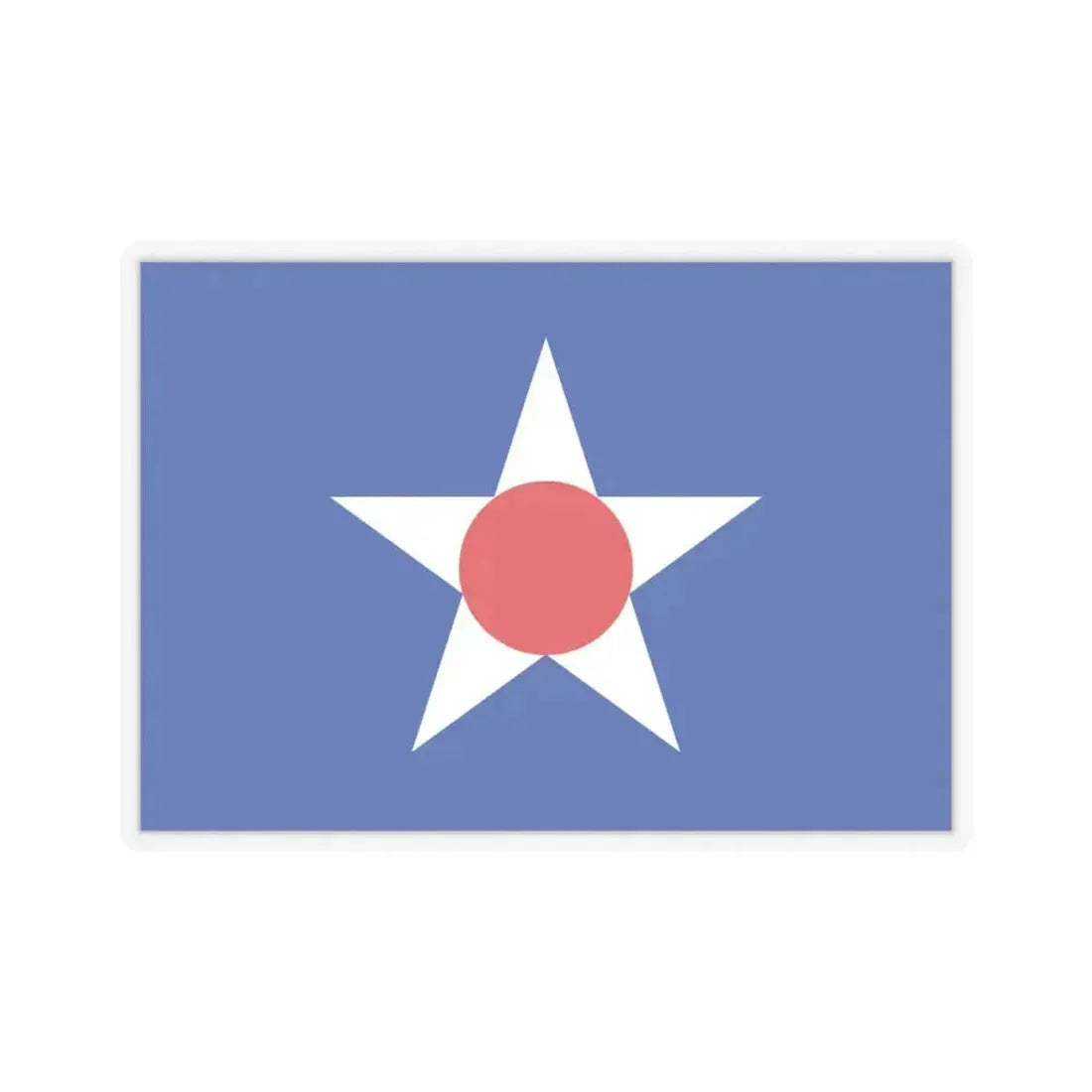 Flag of Asahikawa Hokkaido Japan - STICKER Vinyl Kiss-Cut Decal 4 Inch Transparent - The Sticker Space