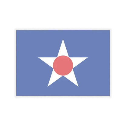 Flag of Asahikawa Hokkaido Japan - STICKER Vinyl Kiss-Cut Decal 4 Inch Transparent - The Sticker Space