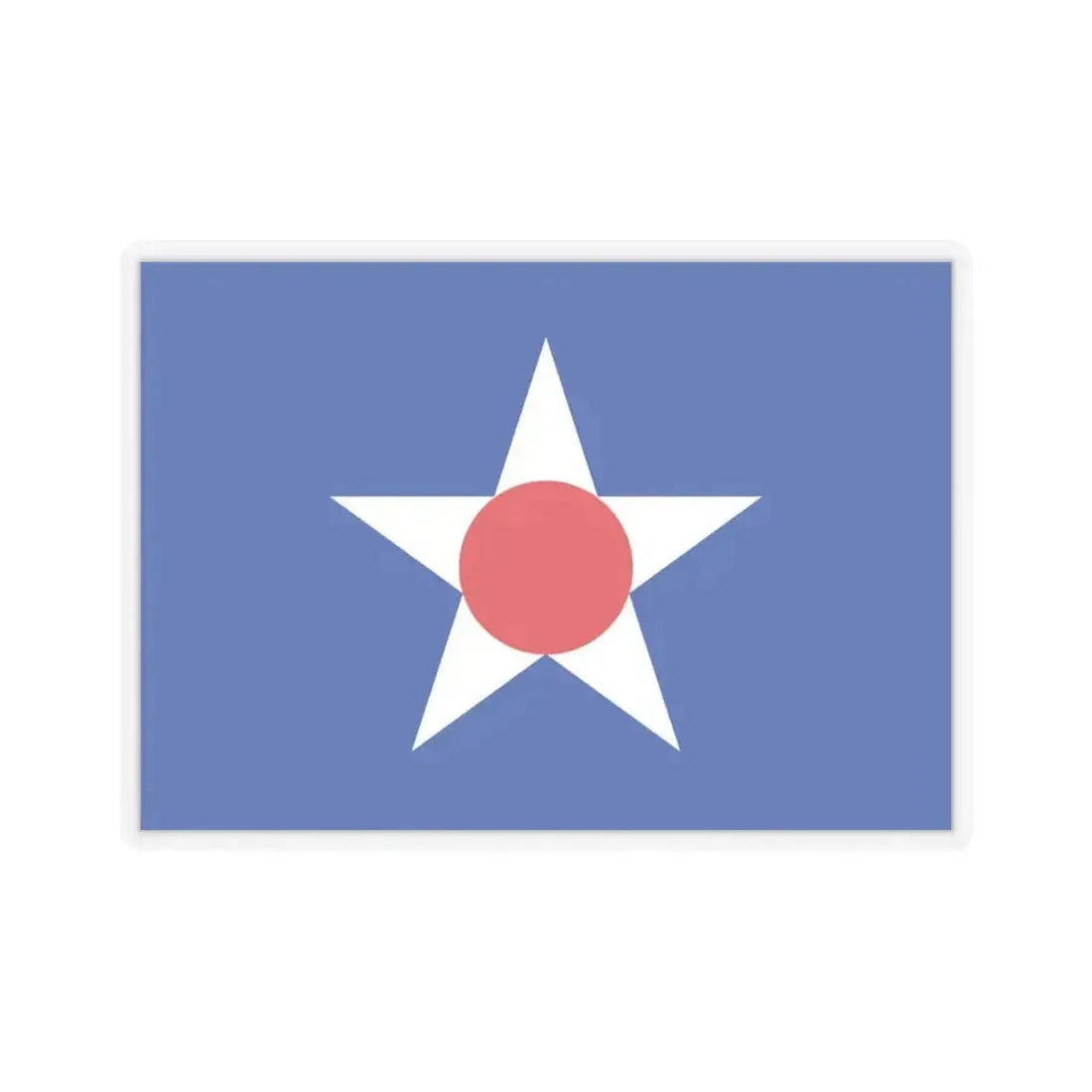 Flag of Asahikawa Hokkaido Japan - STICKER Vinyl Kiss-Cut Decal 6 Inch Transparent - The Sticker Space