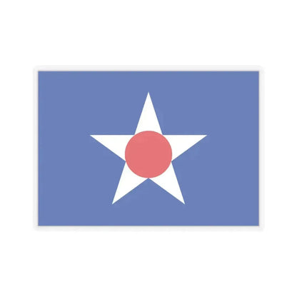 Flag of Asahikawa Hokkaido Japan - STICKER Vinyl Kiss-Cut Decal 6 Inch Transparent - The Sticker Space