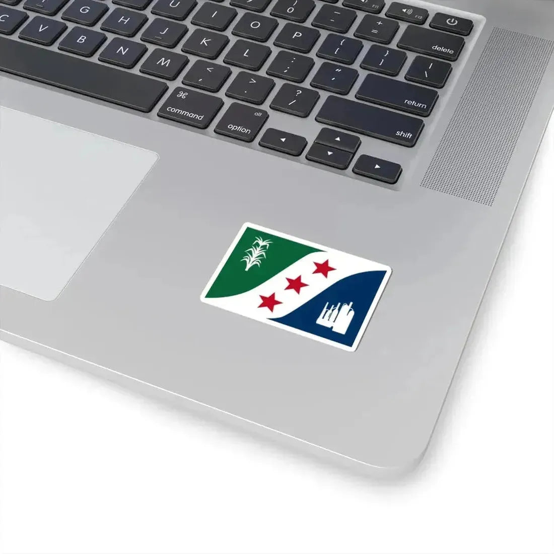 Flag of Ascension Parish Louisiana (United States) STICKER Vinyl Kiss-Cut Decal - The Sticker Space