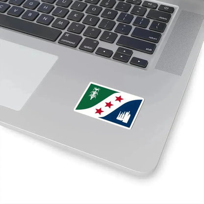 Flag of Ascension Parish Louisiana (United States) STICKER Vinyl Kiss-Cut Decal - The Sticker Space
