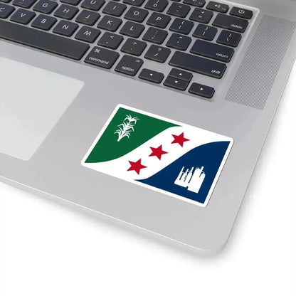Flag of Ascension Parish Louisiana (United States) STICKER Vinyl Kiss-Cut Decal - The Sticker Space