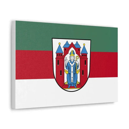 Flag of Aschaffenburg 2 Germany - Canvas Wall Art - The Sticker Space