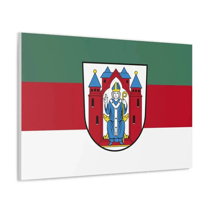 Flag of Aschaffenburg 2 Germany - Canvas Wall Art - The Sticker Space