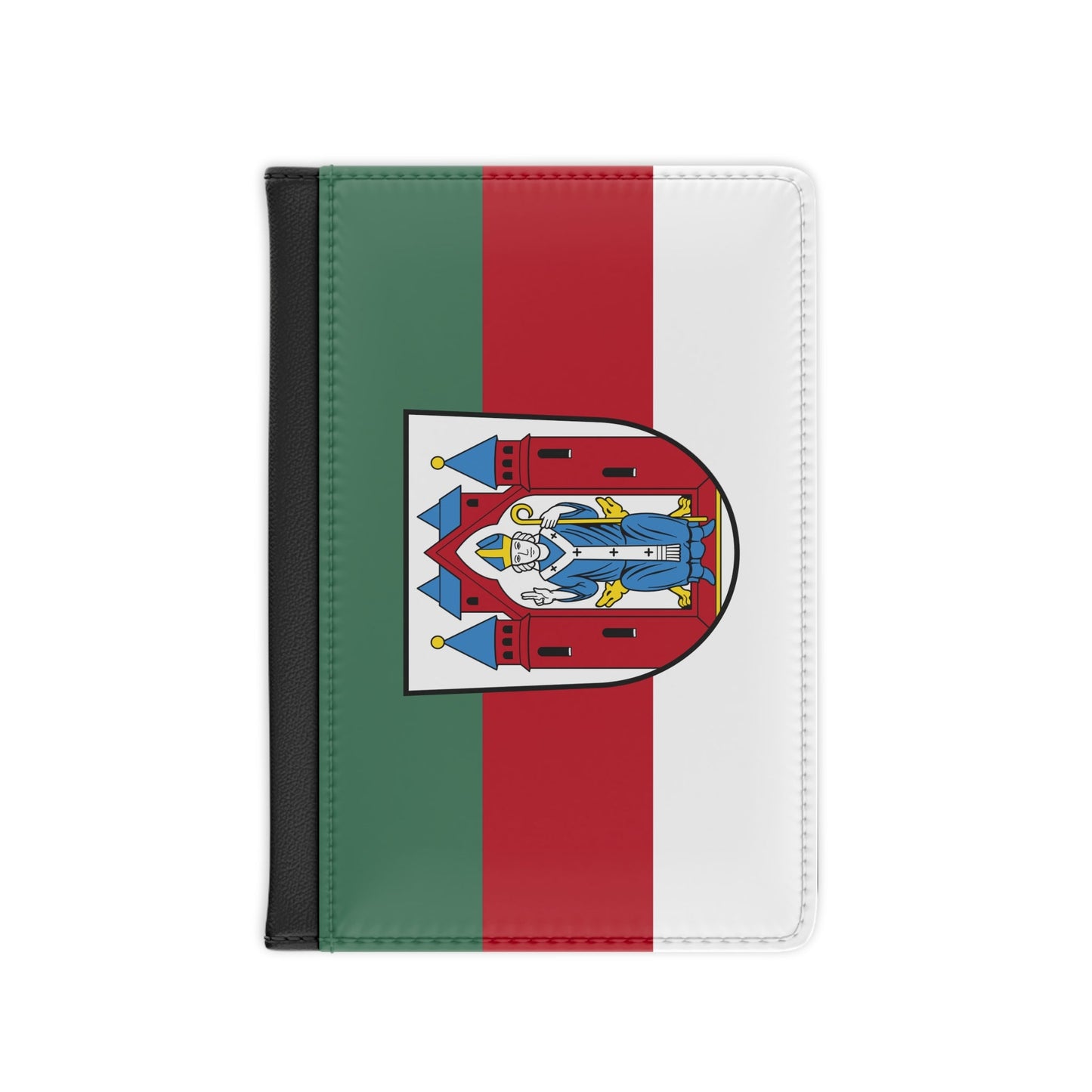 Flag of Aschaffenburg 2 Germany - Passport Holder-3.9" x 5.8"-The Sticker Space