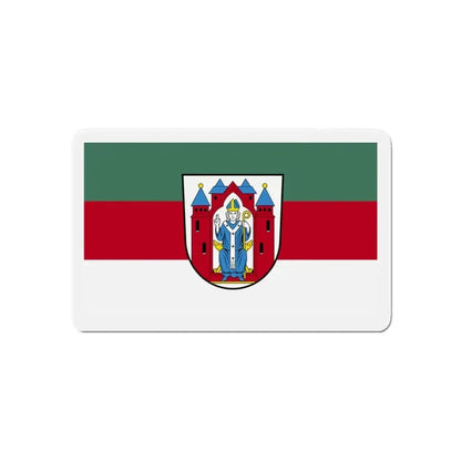 Flag of Aschaffenburg 2 Germany - Refrigerator Magnet - The Sticker Space