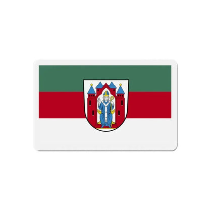 Flag of Aschaffenburg 2 Germany - Refrigerator Magnet - The Sticker Space