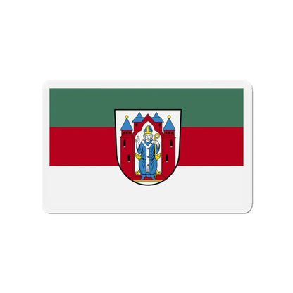 Flag of Aschaffenburg 2 Germany - Refrigerator Magnet - The Sticker Space