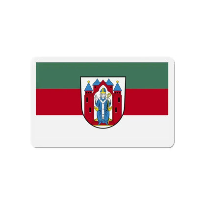 Flag of Aschaffenburg 2 Germany - Refrigerator Magnet - The Sticker Space