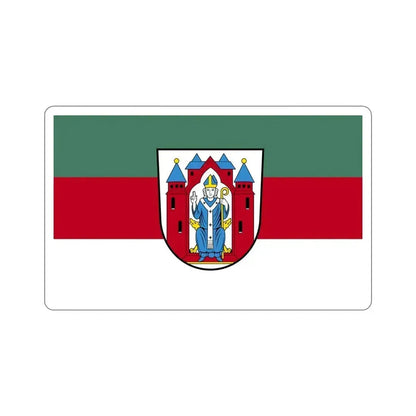 Flag of Aschaffenburg 2 Germany STICKER Vinyl Die-Cut Decal 4 Inch - The Sticker Space