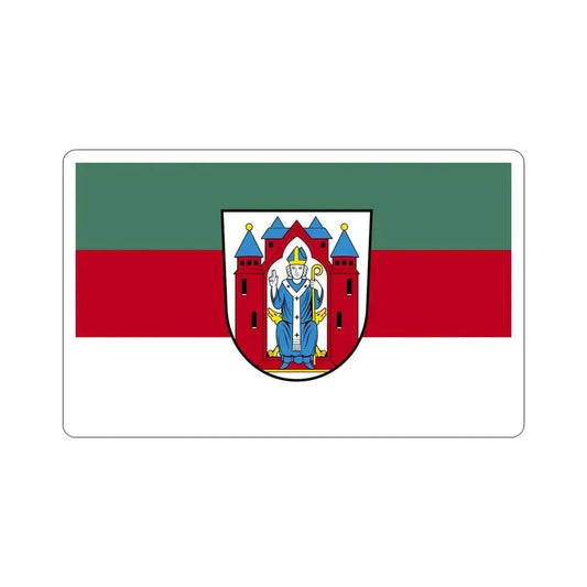 Flag of Aschaffenburg 2 Germany STICKER Vinyl Die-Cut Decal 6 Inch - The Sticker Space