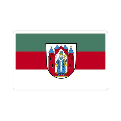 Flag of Aschaffenburg 2 Germany - STICKER Vinyl Kiss-Cut Decal 6 Inch White - The Sticker Space