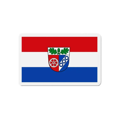 Flag of Aschaffenburg Germany - Refrigerator Magnet 5 Inch - The Sticker Space