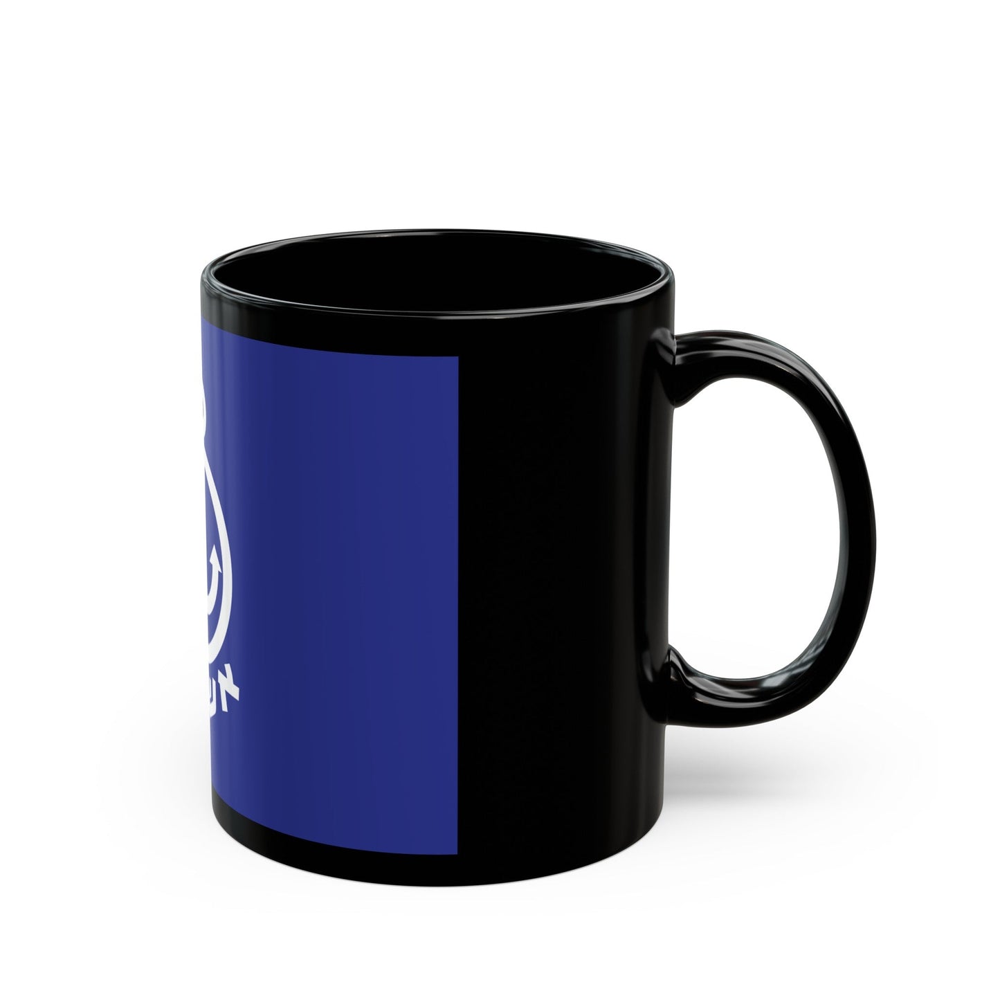 Flag of Ashdod Israel - Black Coffee Mug-The Sticker Space