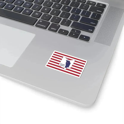 Flag of Ashland County Ohio (United States) STICKER Vinyl Kiss-Cut Decal - The Sticker Space