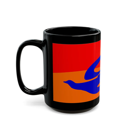 Flag of Ashtarak Armenia - Black Coffee Mug-The Sticker Space