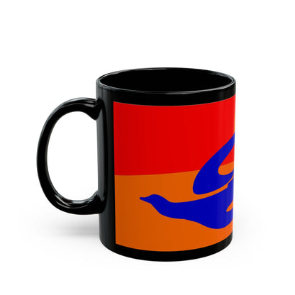 Flag of Ashtarak Armenia - Black Coffee Mug-The Sticker Space