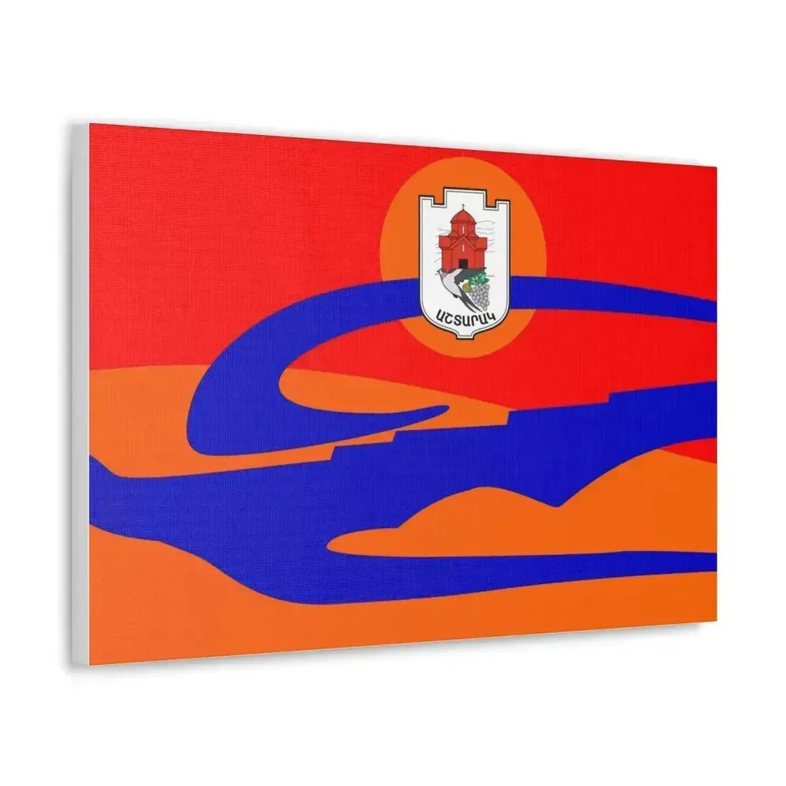 Flag of Ashtarak Armenia - Canvas Wall Art - The Sticker Space