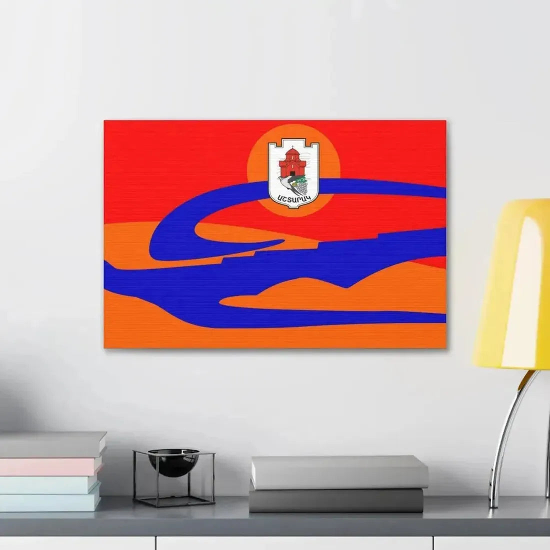 Flag of Ashtarak Armenia - Canvas Wall Art - The Sticker Space