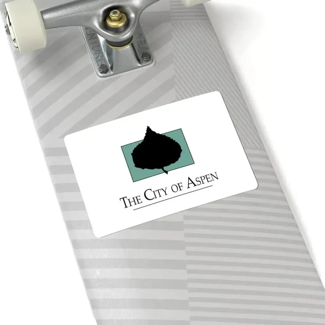 Flag of Aspen Colorado (United States) STICKER Vinyl Kiss-Cut Decal - The Sticker Space