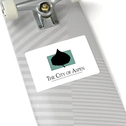 Flag of Aspen Colorado (United States) STICKER Vinyl Kiss-Cut Decal - The Sticker Space