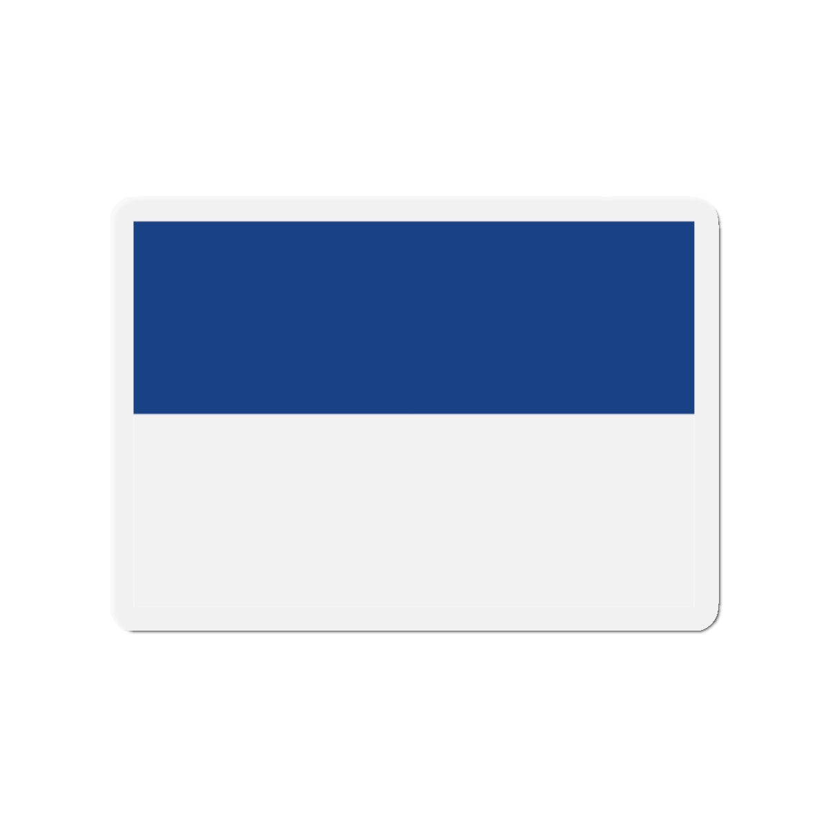 Flag of Assen the capital of the province of Drenthe Netherlands - Die-Cut Magnet-2" x 2"-The Sticker Space