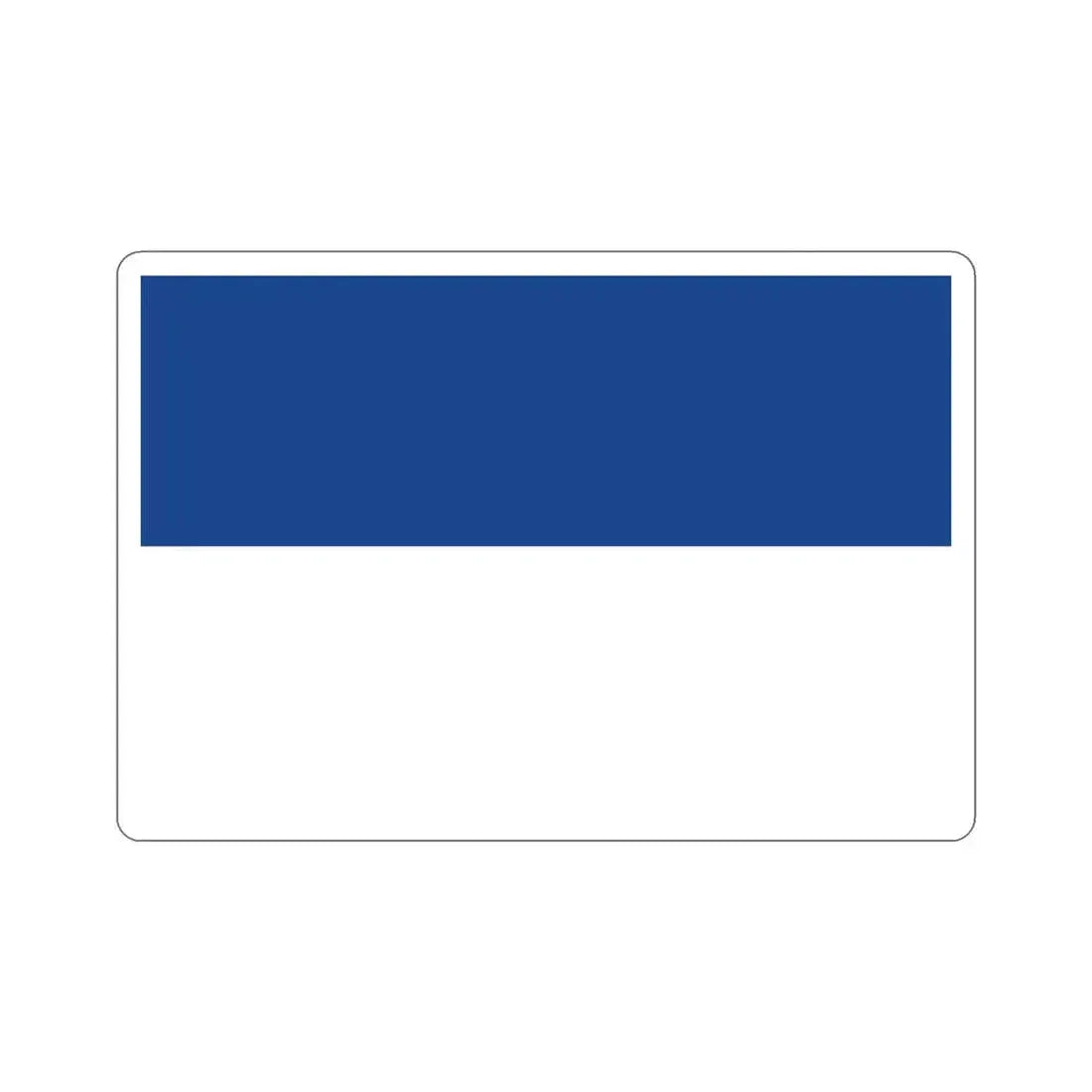 Flag of Assen the capital of the province of Drenthe Netherlands STICKER Vinyl Die-Cut Decal 4 Inch - The Sticker Space