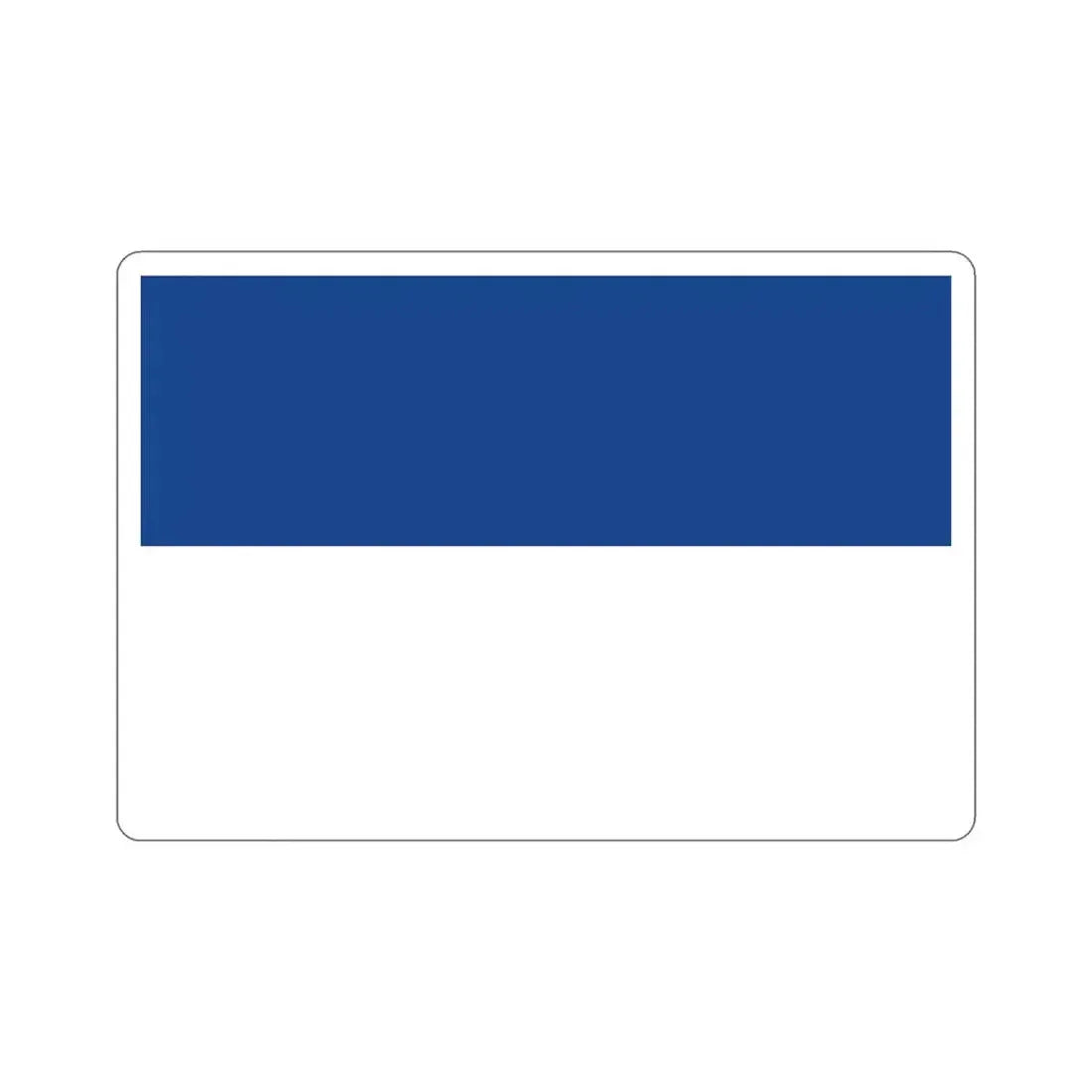 Flag of Assen the capital of the province of Drenthe Netherlands STICKER Vinyl Die-Cut Decal 6 Inch - The Sticker Space