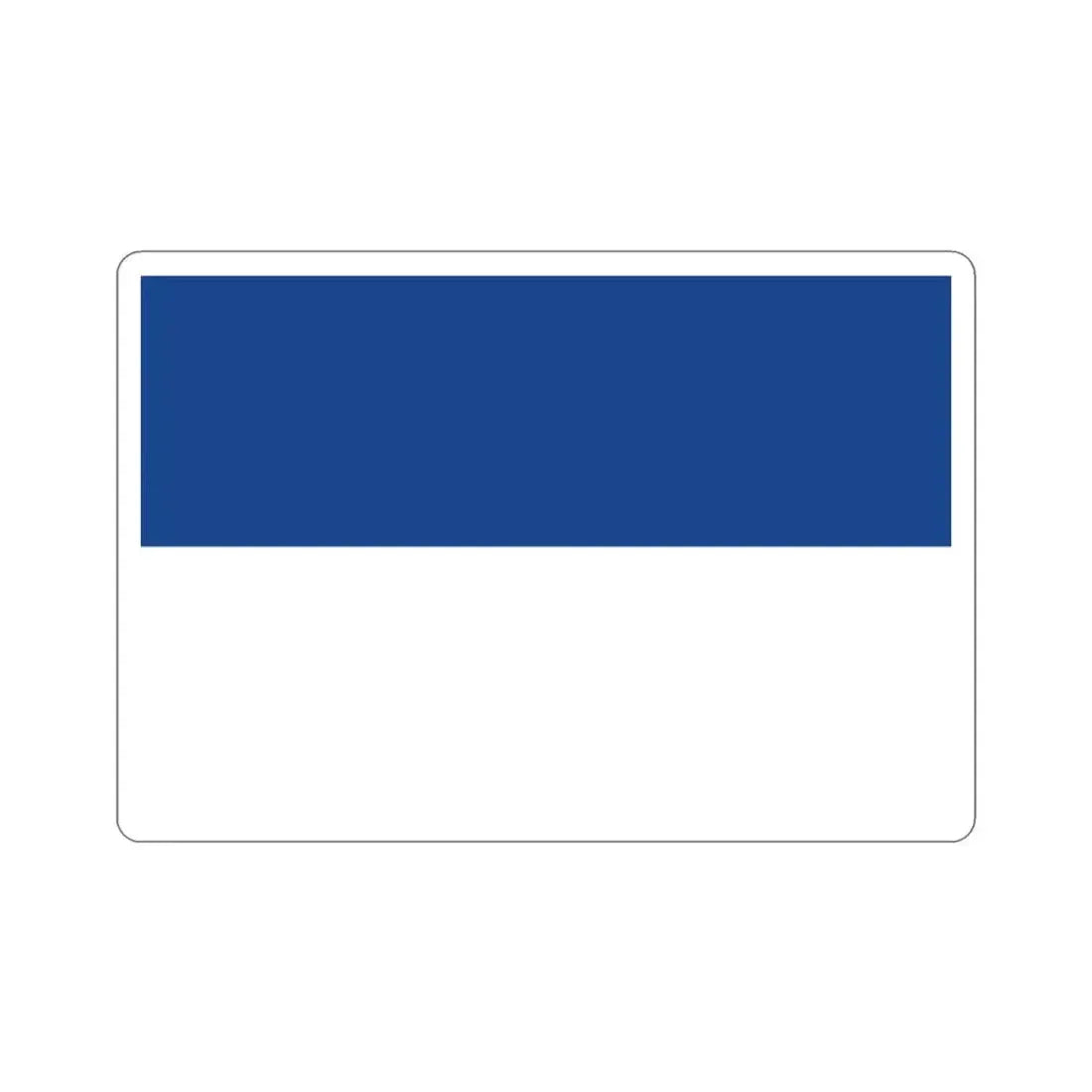 Flag of Assen the capital of the province of Drenthe Netherlands STICKER Vinyl Die-Cut Decal - The Sticker Space