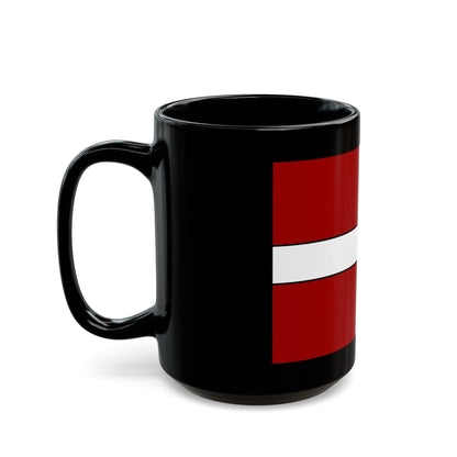 Flag of Asti Italy - Black Coffee Mug-The Sticker Space