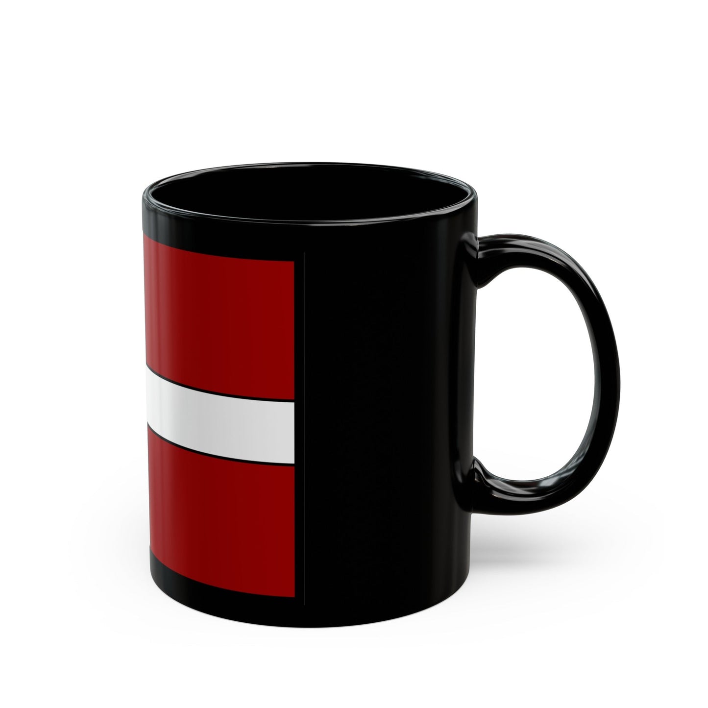 Flag of Asti Italy - Black Coffee Mug-The Sticker Space