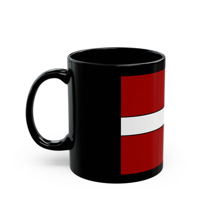 Flag of Asti Italy - Black Coffee Mug-The Sticker Space