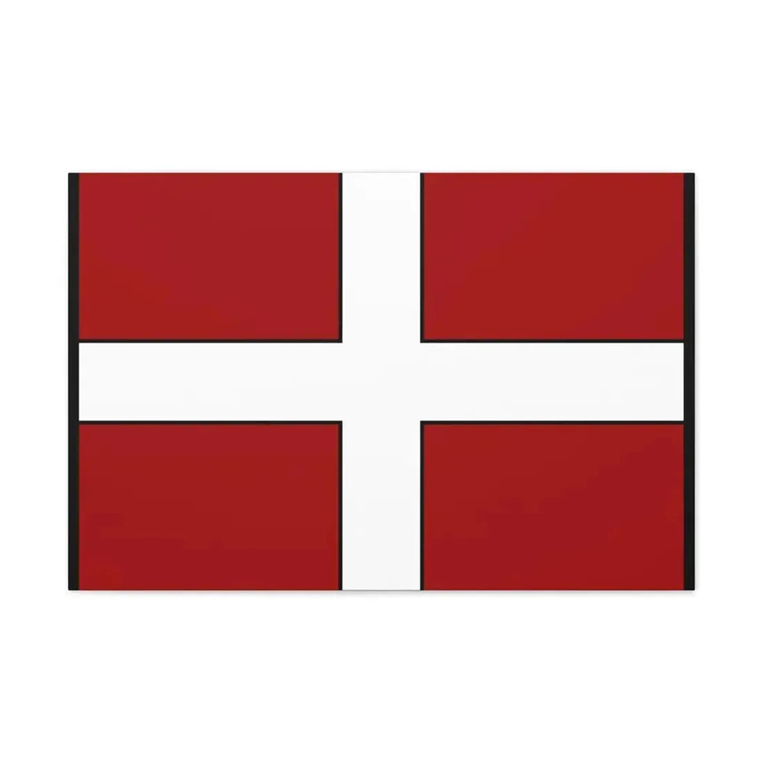 Flag of Asti Italy - Canvas Wall Art 30" x 20" 1.25" - The Sticker Space