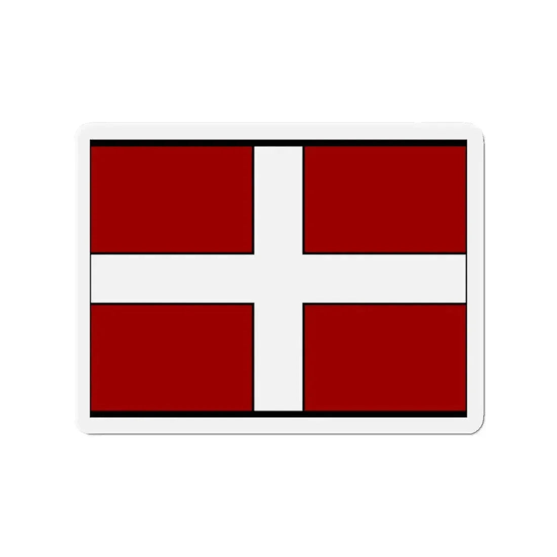 Flag of Asti Italy - Refrigerator Magnet 2 Inch - The Sticker Space