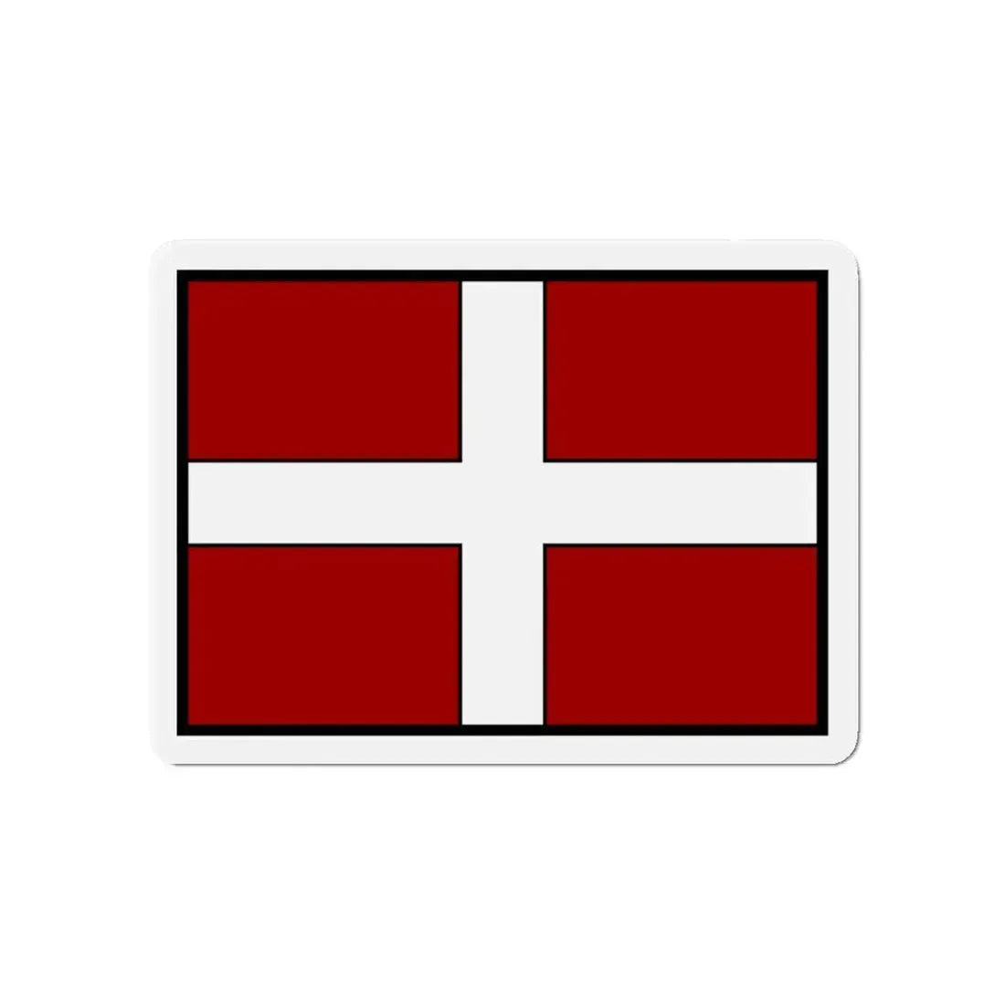 Flag of Asti Italy - Refrigerator Magnet 4 Inch - The Sticker Space