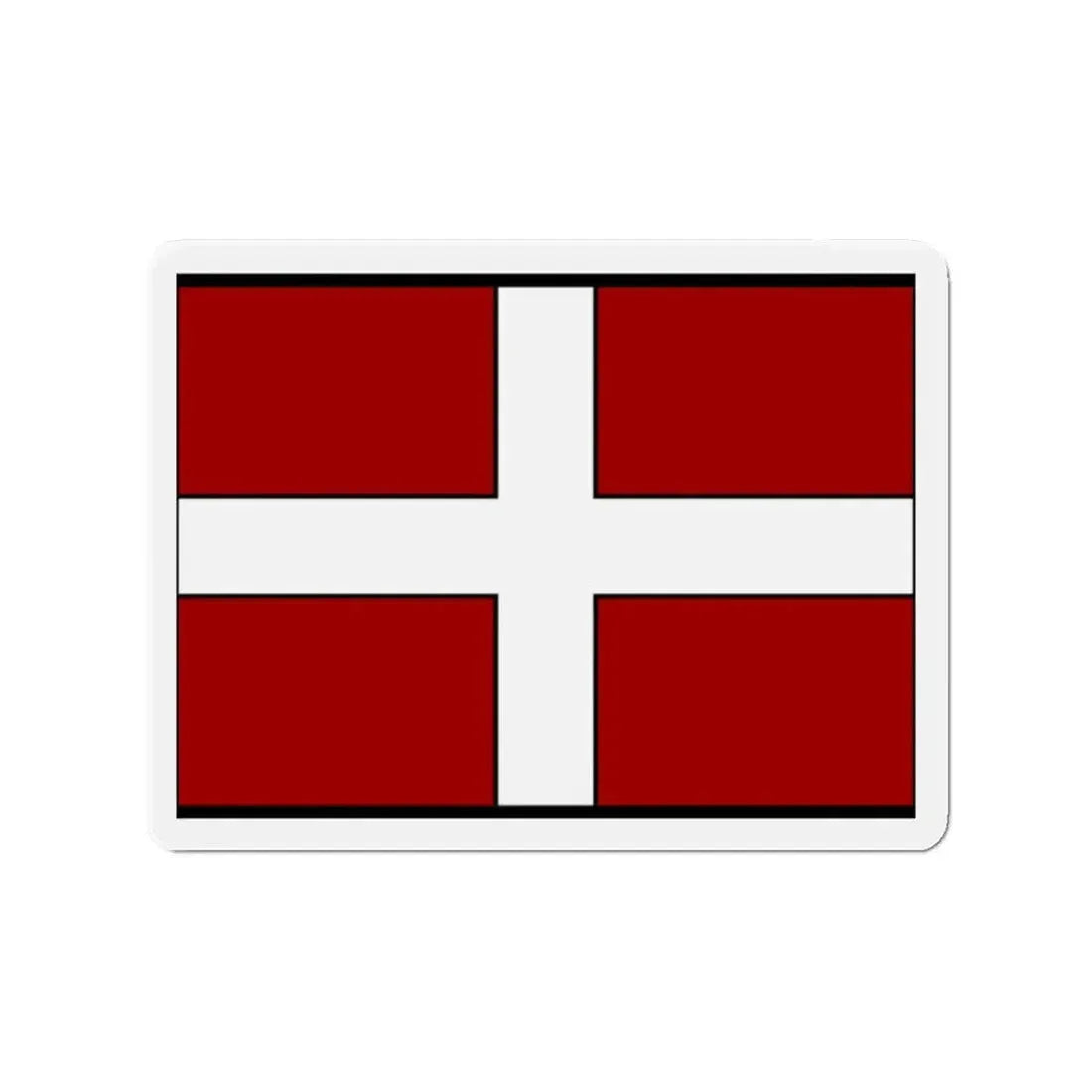 Flag of Asti Italy - Refrigerator Magnet - The Sticker Space