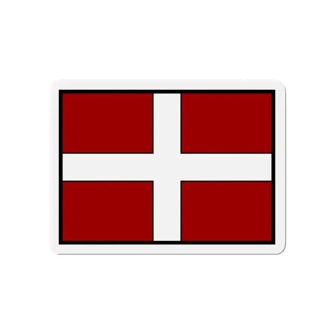 Flag of Asti Italy - Refrigerator Magnet - The Sticker Space