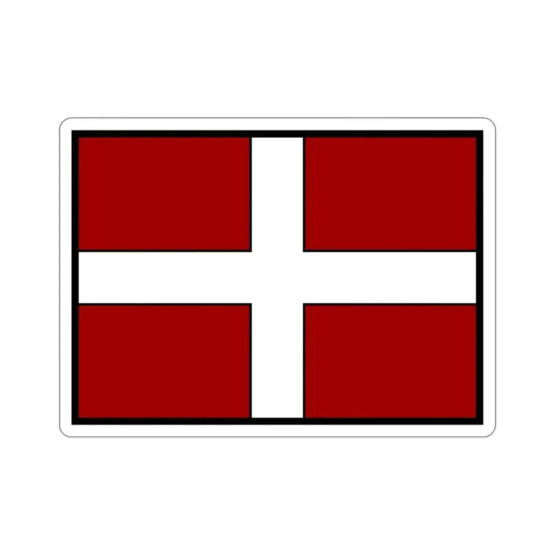 Flag of Asti Italy STICKER Vinyl Die-Cut Decal 4 Inch - The Sticker Space