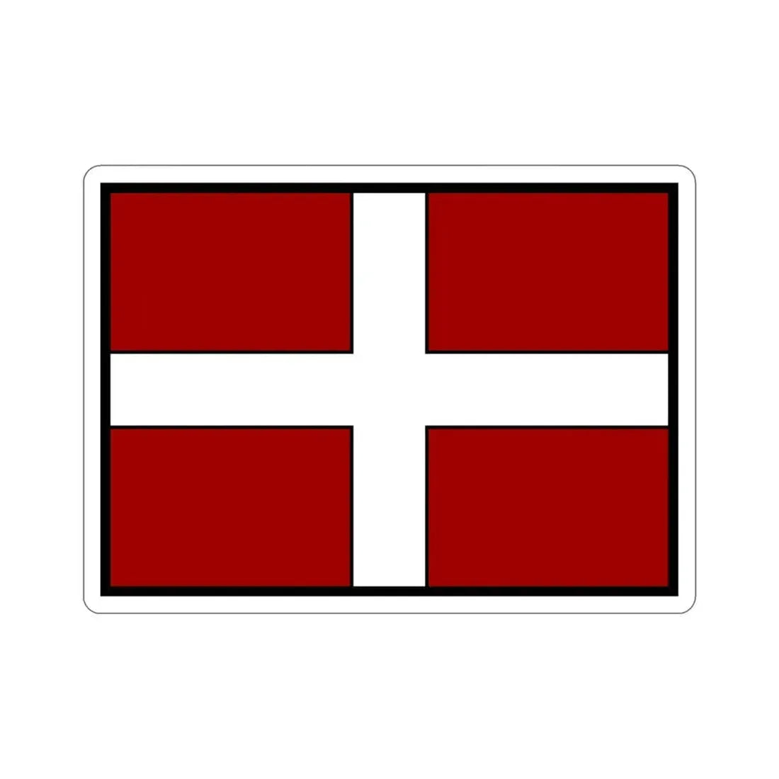 Flag of Asti Italy STICKER Vinyl Die-Cut Decal 4 Inch - The Sticker Space