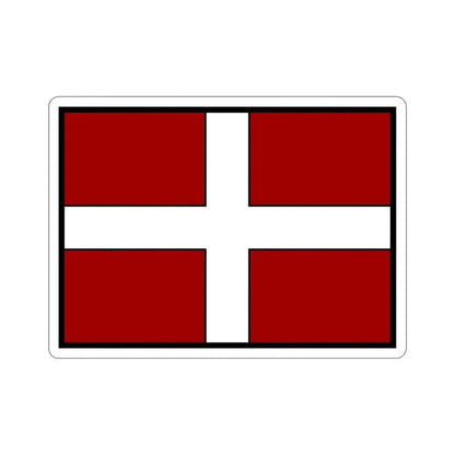 Flag of Asti Italy STICKER Vinyl Die-Cut Decal 4 Inch - The Sticker Space