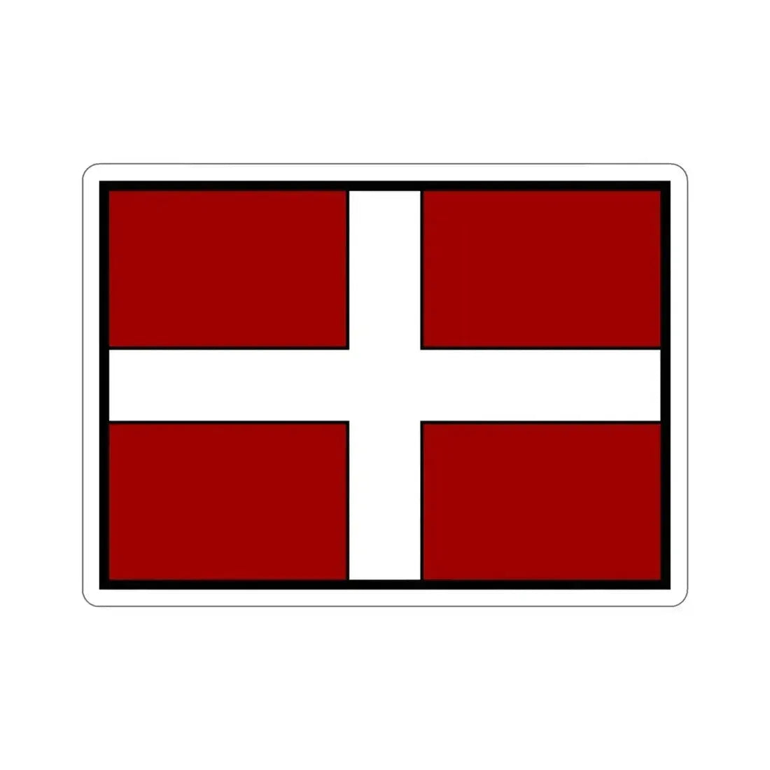 Flag of Asti Italy STICKER Vinyl Die-Cut Decal 6 Inch - The Sticker Space