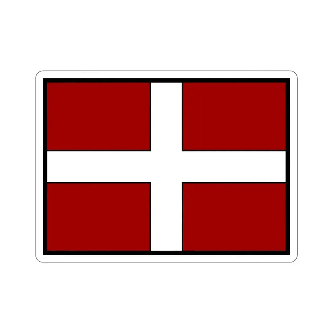 Flag of Asti Italy STICKER Vinyl Die-Cut Decal 6 Inch - The Sticker Space