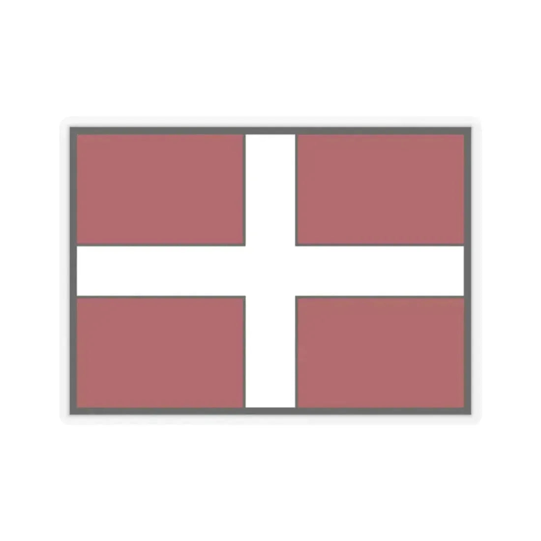 Flag of Asti Italy - STICKER Vinyl Kiss-Cut Decal 2 Inch Transparent - The Sticker Space