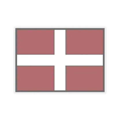 Flag of Asti Italy - STICKER Vinyl Kiss-Cut Decal 2 Inch Transparent - The Sticker Space