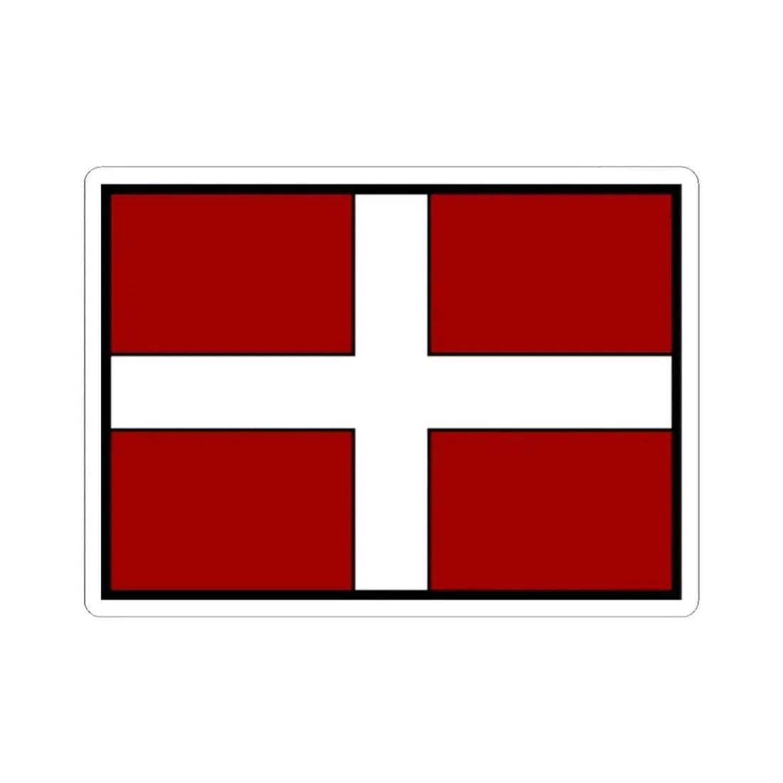 Flag of Asti Italy - STICKER Vinyl Kiss-Cut Decal 2 Inch White - The Sticker Space