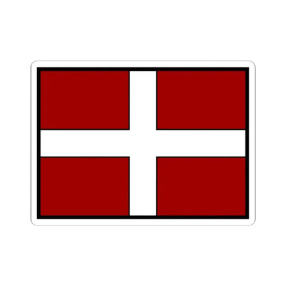 Flag of Asti Italy - STICKER Vinyl Kiss-Cut Decal 2 Inch White - The Sticker Space